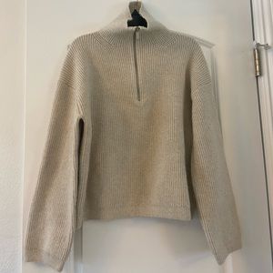 H&M Quarter Zip Sweater